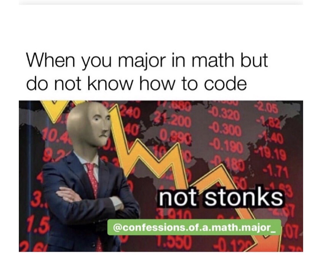 Math major wants CS